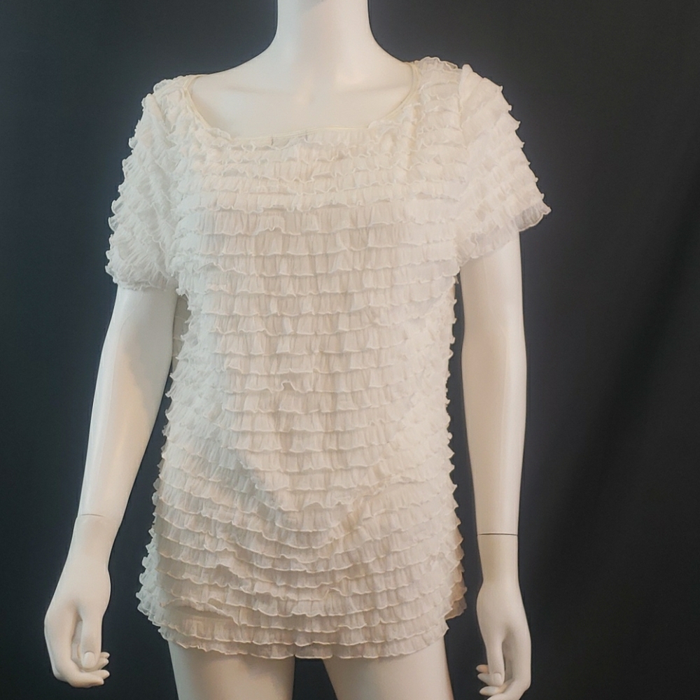 2 large cocoma ruffle tops